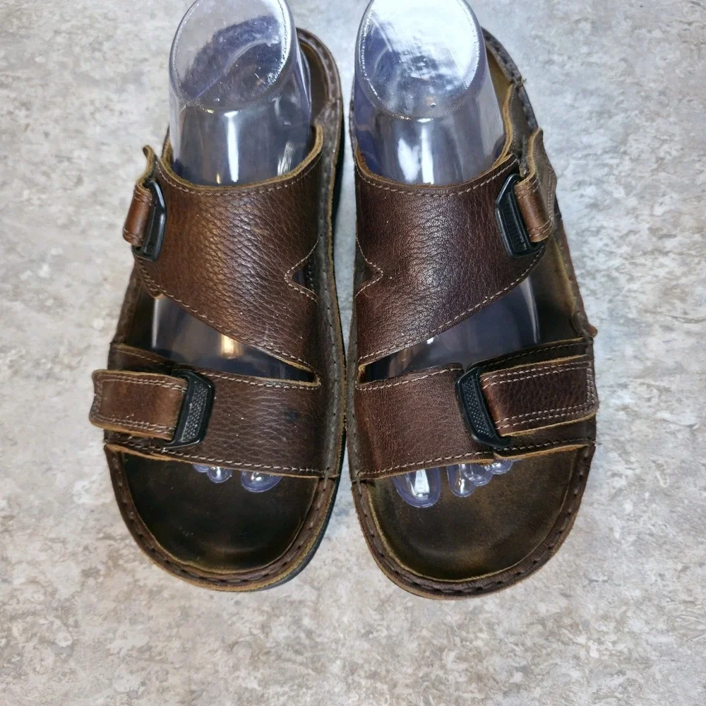 Naot Soft Brown Leather Sandal Strappy Men's Sizes EU 43 / US 9.5 - 10